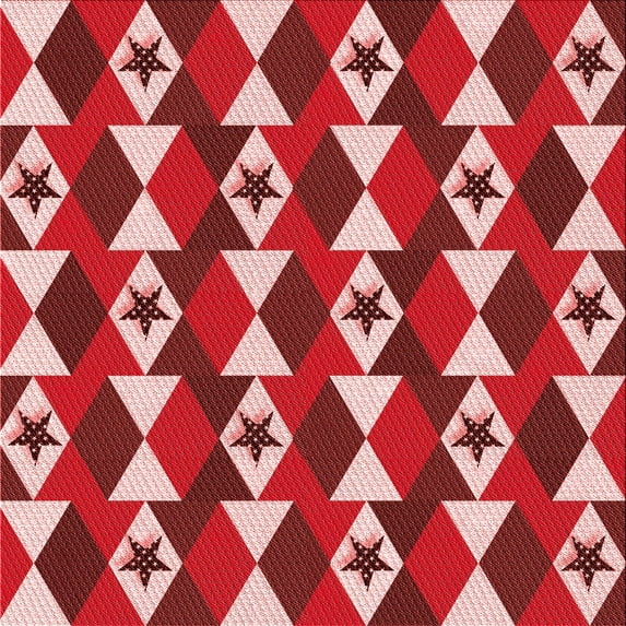 Ahgly Company Indoor Square Patterned Light Coral Pink Area Rugs, 8' Square