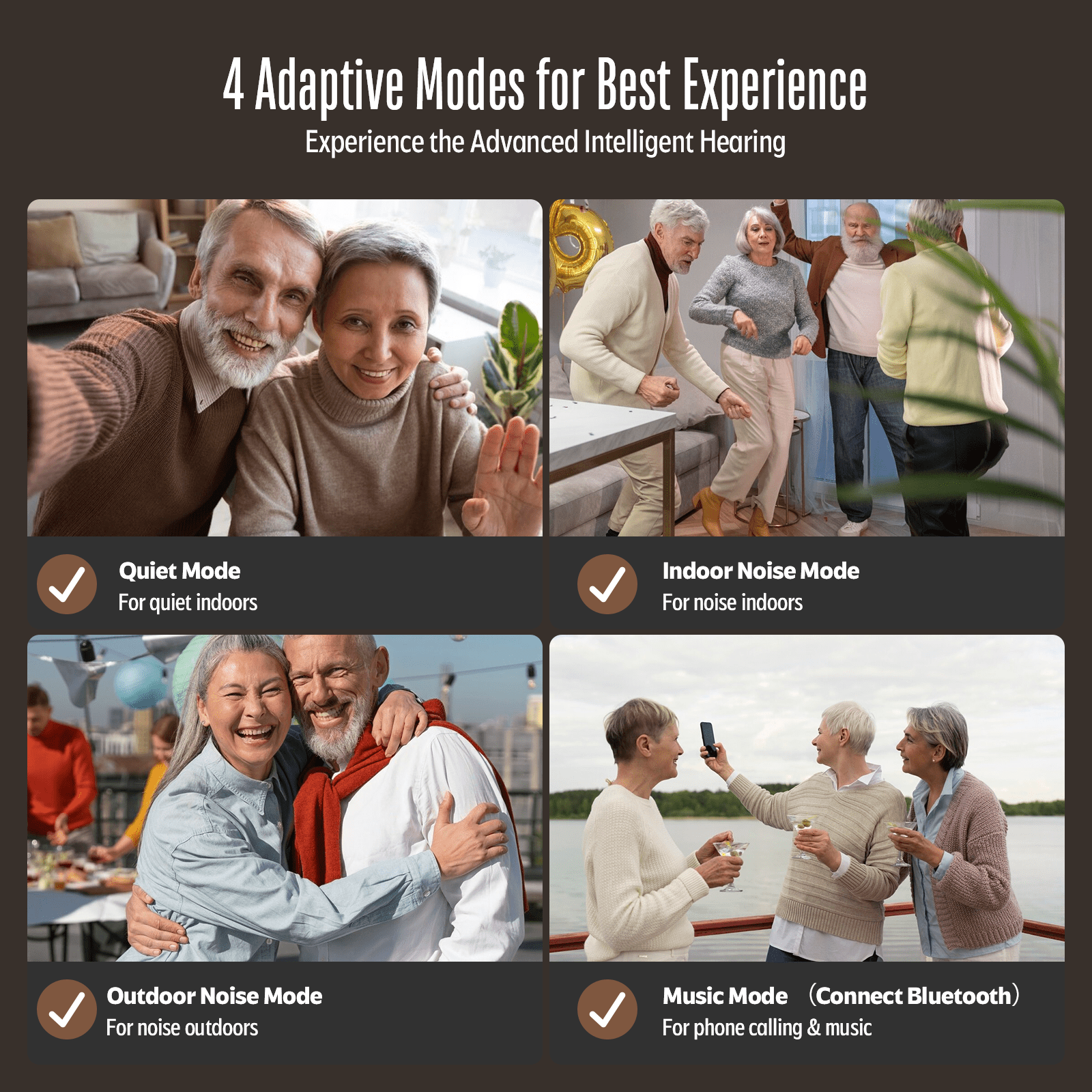 Vivtone Xpure Advanced Bluetooth Hearing Aids, Rechargeable OTC for Seniors Adults, with APP Control, Auto On/Off