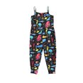thumbnail image 1 of EYIIYE Tenue d'Été pour Petites Filles Combinaison Sans Manches à Bretelles Col Rond, 1 of 7