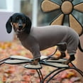 thumbnail image 4 of HQREA Dachshund Dog Jumpsuit Turtleneck Winter Warm Pjs Clothes for Dachshunds, 4 of 6