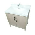 thumbnail image 3 of Bellaterra-Home 31.5" Single Sink Vanity In Light Gray Finish with White Ceramic Top, 3 of 6