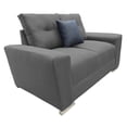 thumbnail image 3 of Love seat El Bazar Store Suecia Lino Gris Oxford 2 plazas, Modular, Moderno, Sala, Sofa, 3 of 4