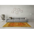 thumbnail image 3 of Ahgly Company Indoor Rectangle Medallion Yellow Traditional Area Rugs, 4' x 6', 3 of 4