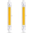 thumbnail image 1 of R7S LED Bulb 118mm 10W Cool White 6000K, 1000LM, R7S J118 80W 100W Halogen Lamp Equivalent, Non-dimmable, R7S 118mm Slim COB LED Bulb for Wall/Floor, 1 of 5