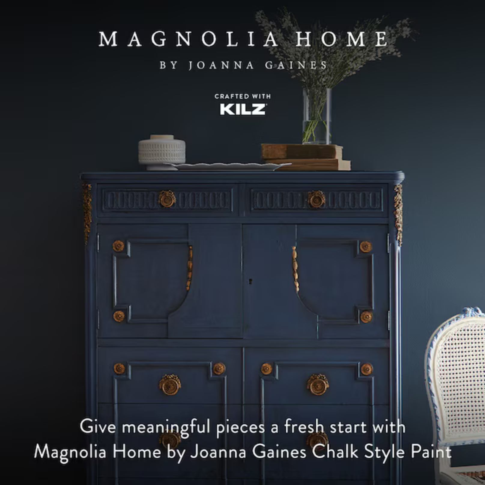 KILZ Magnolia Home Super-Matte Chalk Spray Paint, 12 oz – Magnolia Green
