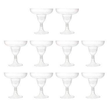 Plastic Dessert Cups - 2.3oz 10Pack Square Clear Dessert Cups, Mini