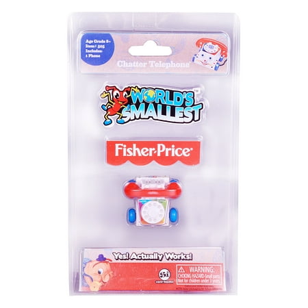 Classic Chatter Telephone - World's Smallest Fisher Price Classic Chatter Phone Collectable By Worlds Smallest