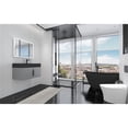 thumbnail image 5 of Amazon 30" Gray Wood Floating Vanity with Black Top and Black Trim, 5 of 10
