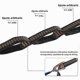 thumbnail image 4 of Heavy-Duty Polyester Camping Strap with 5 Rings for Hammock Suspension, 2-Pack Black Rope for Outdoor Use, 4 of 4
