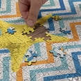 thumbnail image 4 of Ambesonne Marine Jigsaw Puzzle Durable Cardboard, Angled Stripes Starfish, 1000 pcs, Multicolor, 4 of 5