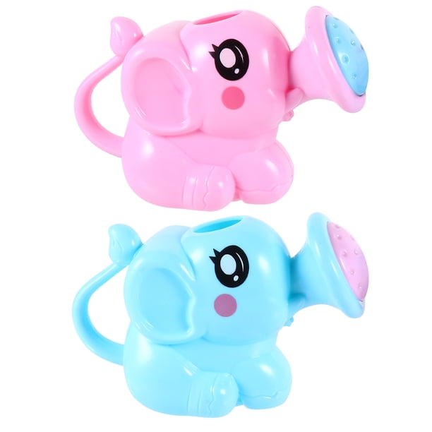 2 juguetes de baño para ducha con rociador de agua, regadera de elefante para niños.