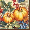 Warm Harvest Traditional Classic Thanksgiving Holiday Party Paper Dinner Napkins