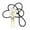 B, variant on Men Personality Neck Tie Original Styles Western Ties Leather Pendant Tie Men Accessories