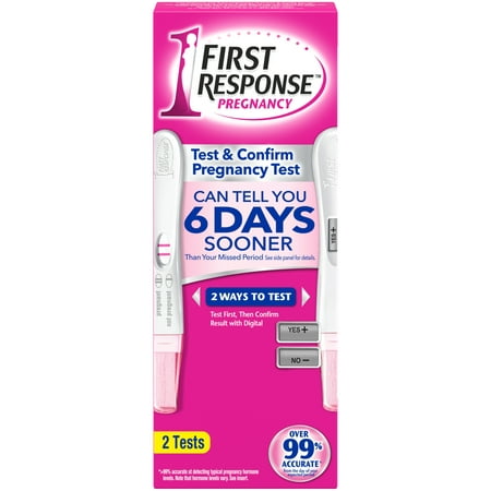 First Response™ Test & Confirm Pregnancy Test 2 ct (Best At Home Pregnancy Test For Early Detection)