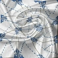 thumbnail image 7 of Ambesonne Vintage Valance & Curtain, Portuguese Mosaic Tiles, 55"x24", White Brown and Blue, 7 of 7