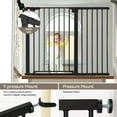 thumbnail image 3 of Baby Safety Gate, 36" Tall, 29.5-48.8" for Stairs and Doorway,Pressure Mount Gate for Ages 6 to 36 Months,Black, 3 of 7