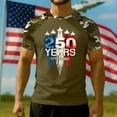 thumbnail image 3 of USA 250th Anniversary Men's Patriotic 250 Years 1776-2026 Independence Day Graphic Shirt, 3 of 5