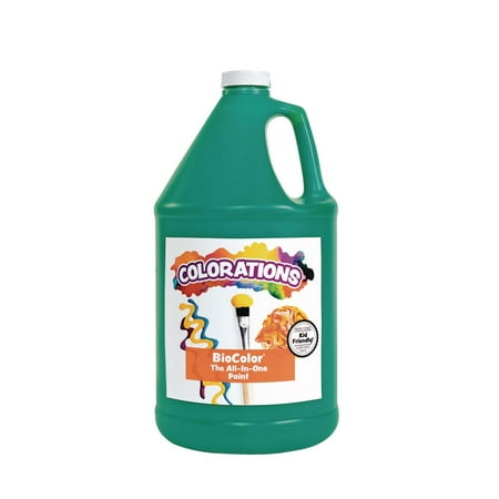 UPC: 0191487017411 | BioColor Paint by Colorations  Green – 1 Gallon