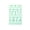 A002- Green, variant on Face Gems Blue Five-Petal Chameleon Flower Face Decoration for Stage Performance Parties Rave Festivals Photography Self Expression Adhesive Crystal Gem Decals Single Sheet