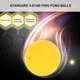 thumbnail image 2 of Pelotas de Ping Pong BRILLAR de 3 estrellas 60 uds Naranja, 2 of 9