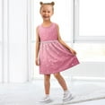 thumbnail image 7 of Girls Dress Little Love Sleeveless Dress for Girls Hem A-Line Casual Sundress, 7 of 7