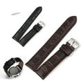 thumbnail image 2 of Xinyolin 18/20/22mm Luxury Faux Leather Buckle Wrist Watch Band Replacement Strap, 2 of 7
