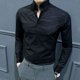 thumbnail image 3 of Ropa con Estampado Hombre Negro Tops Gráficos Camisas y Blusas de Lujo para Hombre Manga Larga Mangas Estilo Coreano Marca Barata Seda I, 3 of 5