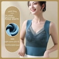 thumbnail image 3 of Chaleco térmico de terciopelo alemán nuevo de otoño e invierno para mujer, lijado de doble cara con almohadilla para el pecho, ropa interior térmica calefactora de base ajustada para mujer, 3 of 6