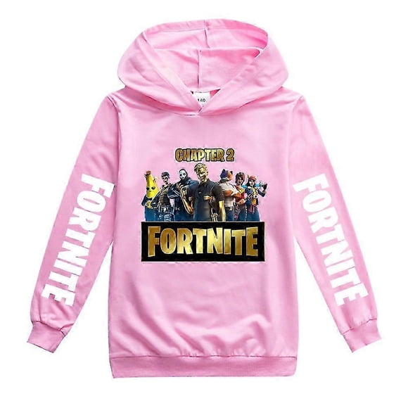 Chandail à Capuchon Décontracté à Manches Longues avec Jeux de Dessins Animés pour Adolescents, Chandails Graphiques Fortnite pour Garçons et Filles de 2 à 16 Ans XDD-H1429