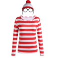 thumbnail image 4 of Disfraz de Halloween de Minghuan Cartoon "¿Dónde está Wally?", disfraz de cosplay familiar para adultos y niños, temática de juego., 4 of 5