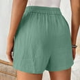 thumbnail image 4 of Ashirexll Women's Shorts, Summer Shorts for Women, Casual Vintage Pants Color Pocket Shorts, 4 of 7