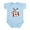 Sky Blue, variant on CafePress - Canada Day Moose Infant Bodysuit - Baby Light Bodysuit, Size Newborn - 24 Months