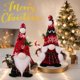 thumbnail image 2 of Muñecos de peluche de gnomos navideños, muñecos sin rostro de traje de punto rojo, muñecos de elfo nórdico de Navidad, adornos para el hogar, decoraciones navideñas, regalo de fiesta, 2 of 5
