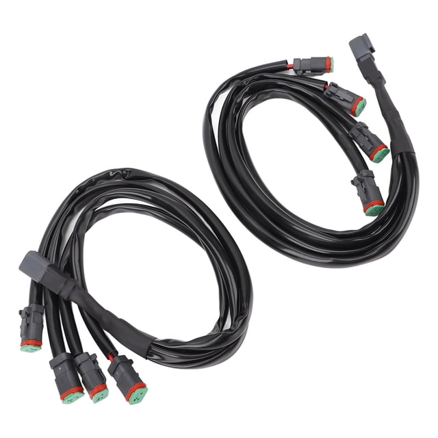 Adaptador De Arnés De Cableado DT, Arnés De Barra De Luz LED De Alta Potencia Para Cápsulas LED, Luces Antiniebla, Cubos, Luces De Trabajo Con Arnés único De 120 W, Arnés