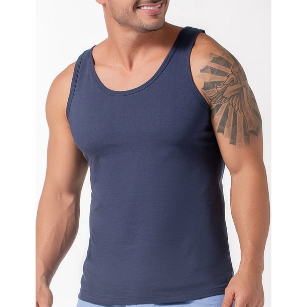 Camiseta Cuello Redondo Manga Sisa Algodón (2522) azul oscuro L Diane & Geordi Colombia 2522