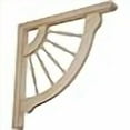 thumbnail image 2 of Ekena Millwork BKT01X12X12CRMA 1.5 Po L x 12 Po P x 12 Po H Support de Roue de Chariot Crendon, Érable, 2 of 4