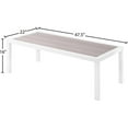 thumbnail image 2 of Afuera Living Contemporary Grey Wood Outdoor Patio Coffee Table, 2 of 5