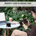 thumbnail image 2 of KAKOWELY 2Pcs Memory Storage Case Portable Holder for Memory Cards Shockproof Waterproof Black, 2 of 7