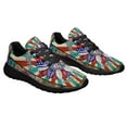 thumbnail image 6 of Hippie Peace Sign American flag Imagine All The People Living Life In Peace Shoes Sneakers Black Size 13, 6 of 7