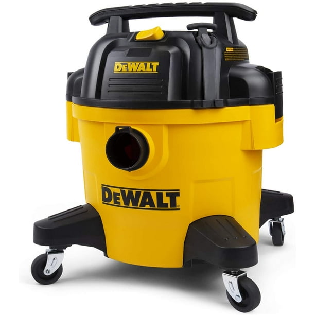 DEWALT DXV06P 6 Gallon Poly Wet Dry Vac Yellow Walmart