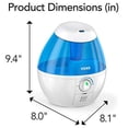 thumbnail image 6 of Vicks VUL520W Filter-Free Cool Mist Humidifier, Mini, 6 of 11