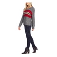 thumbnail image 3 of TWO BY VINCE CAMUTO Womens Gray Color Block Long Sleeve Sweater Size: XL, 3 of 4