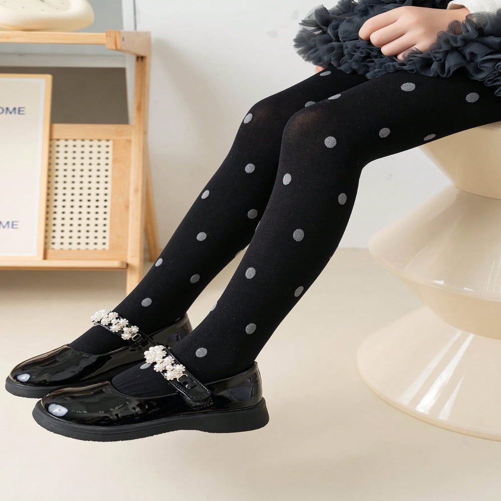 Black patterned leggings sales