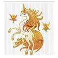 thumbnail image 3 of Ambesonne Unicorn Shower Curtain, Unicorn and Art, 69"Wx70"L, Multicolor, 3 of 5