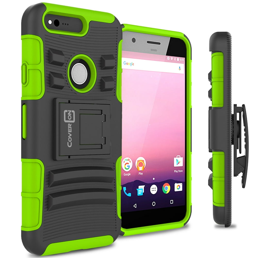 CoverON Google Pixel Case, Explorer Series Protective Holster Belt Clip