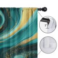 thumbnail image 4 of Blackout Kids Curtains,Teal Gold Marble Childrens Insulated Curtains Set Of 2,Bedroom Essentials,Toddler Room Decor 42x54in(106x137cm), 4 of 4
