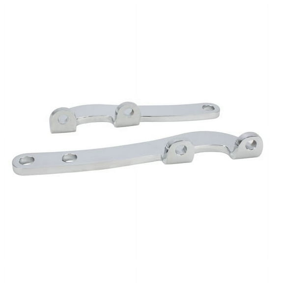 Chevy Flat Plate Steering Arms, Chrome