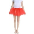 thumbnail image 2 of UFOUND Women Candy Color Multicolor Skirt Support Half Body Puff Petticoat Colorful Small Short Skirt Lovely, 2 of 4