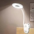 thumbnail image 1 of 2026 Clip-on Reading Light, Powered, Clip-on Bed Light With 3 Brightness Levels, Usb Rechargeable, Reading Light, 1 of 5