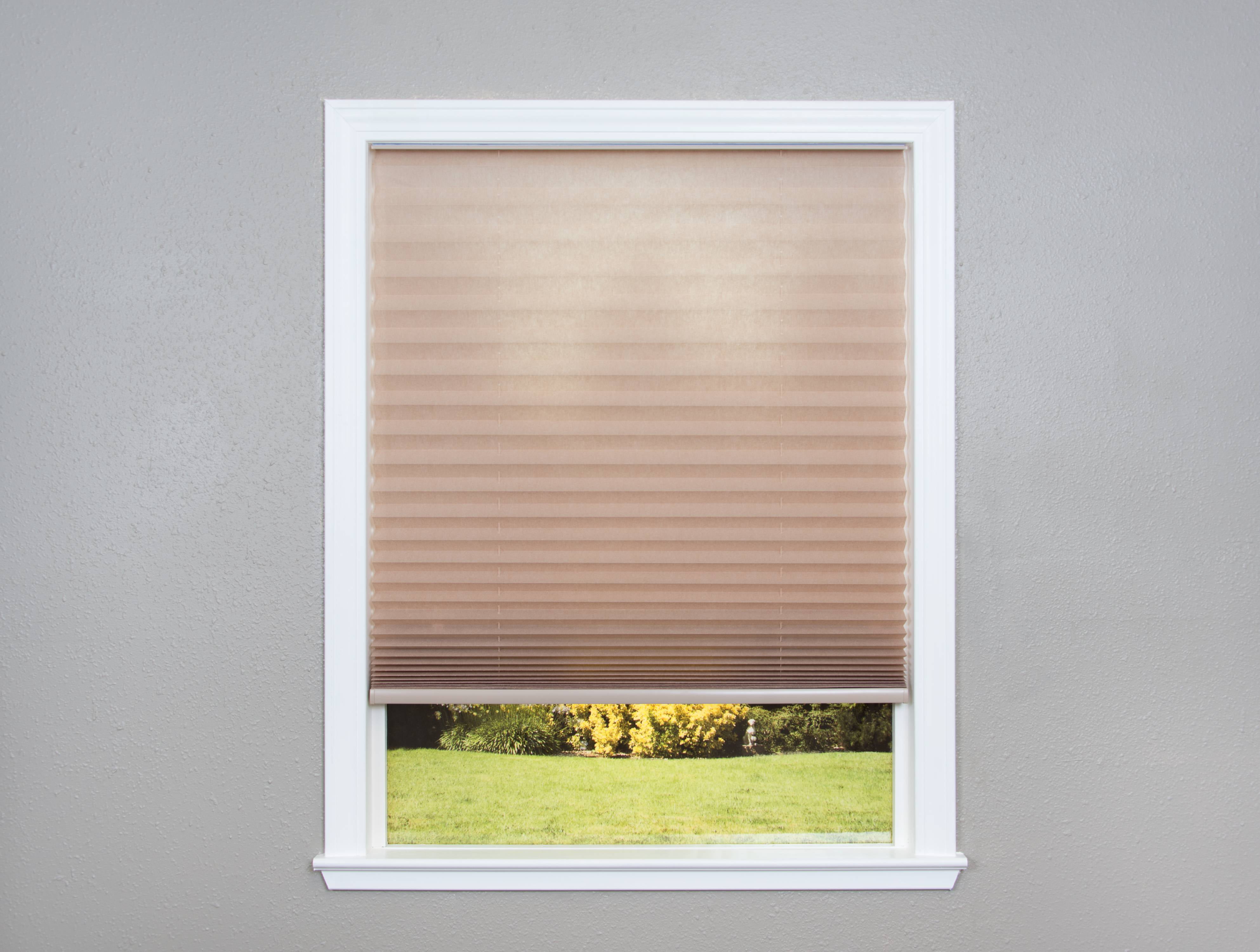 Photo 1 of Easy Lift Trim-at-Home Cordless Pleated Light Filtering Fabric Shade  36” x 64”
